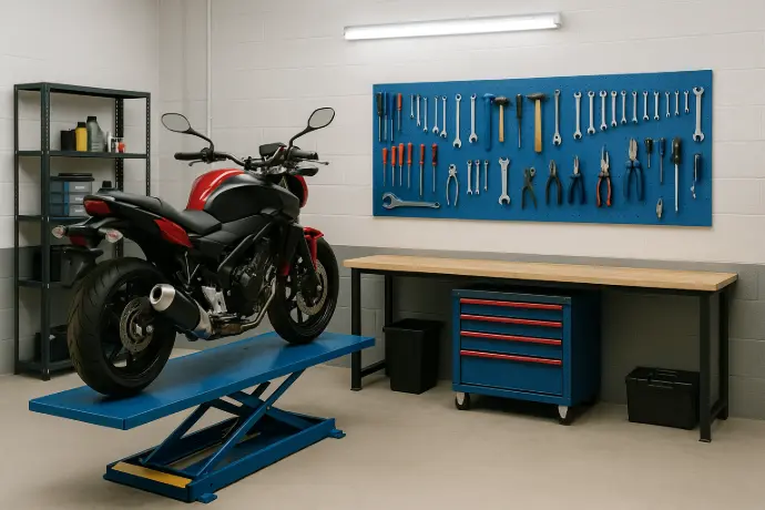 Self-garage moto